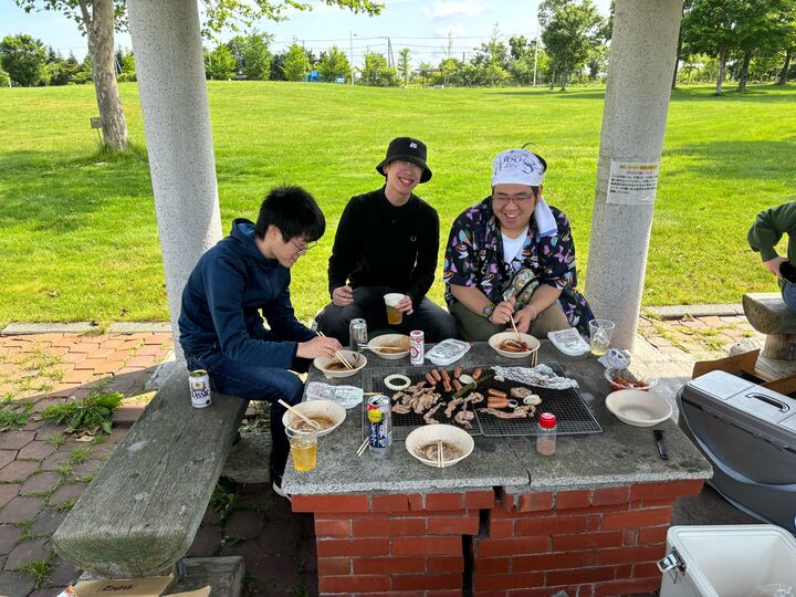 昨年度のBBQの様子(1)